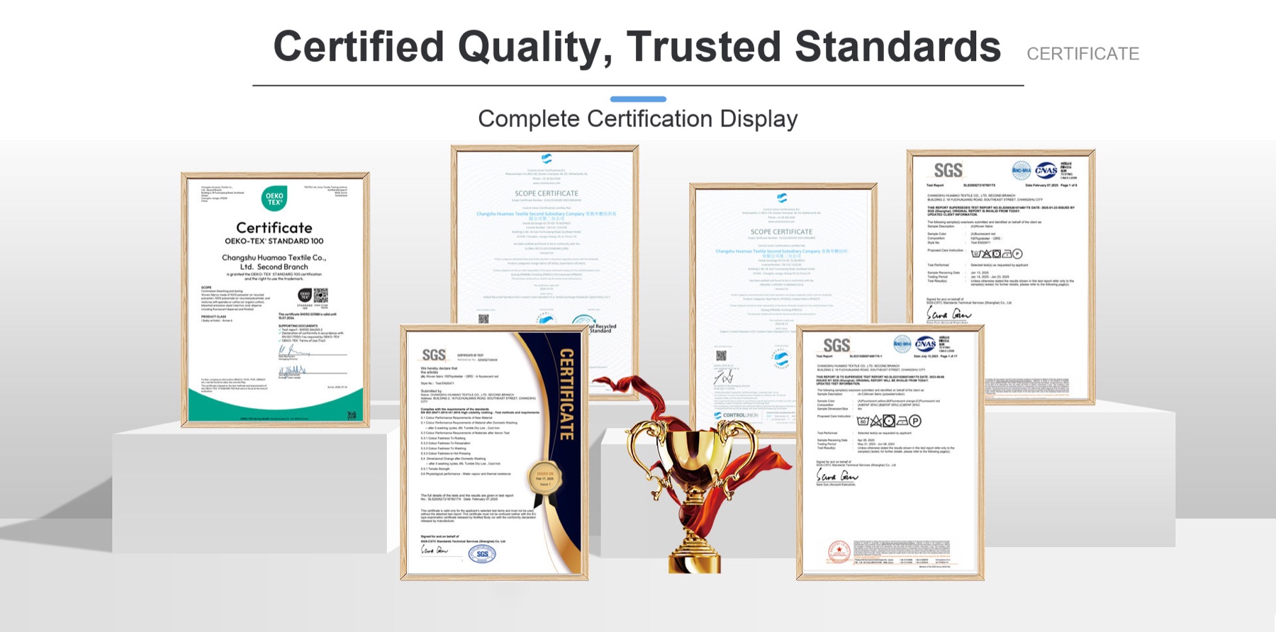 Certificate display