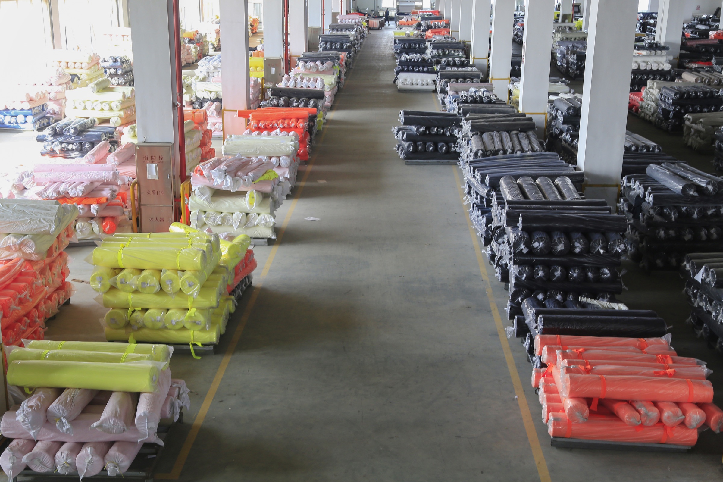 Huamao textile factory and textile materials