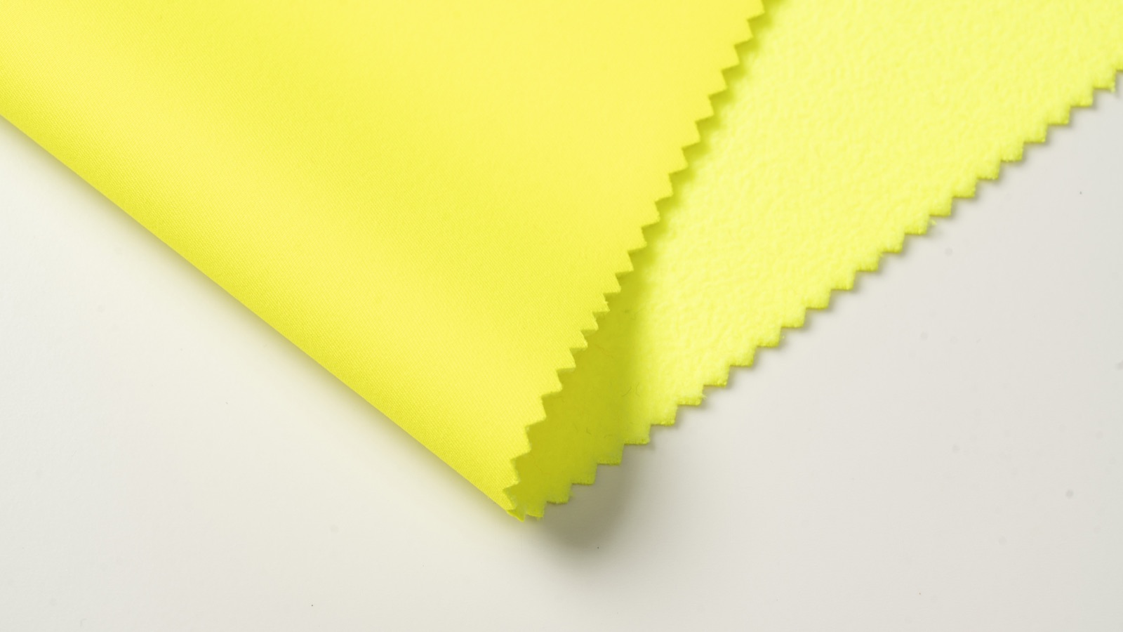 HM066 yellow Oxford fabric detail view three