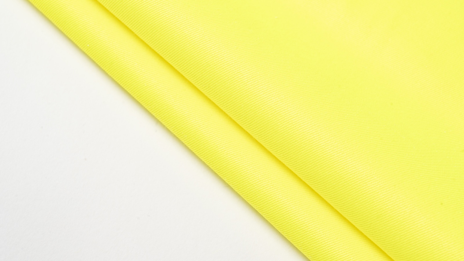 HM095 high visibility yellow polyester cotton fabric detail view one